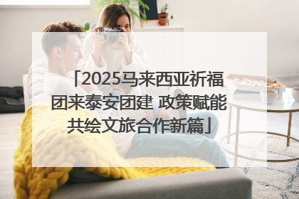 2025马来西亚祈福团来泰安团建 政策赋能共绘文旅合作新篇