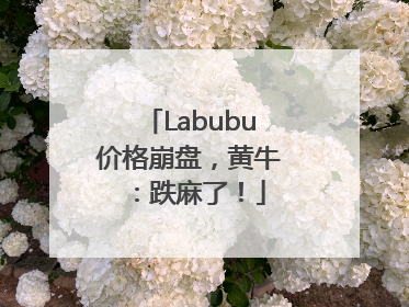 Labubu价格崩盘，黄牛：跌麻了！
